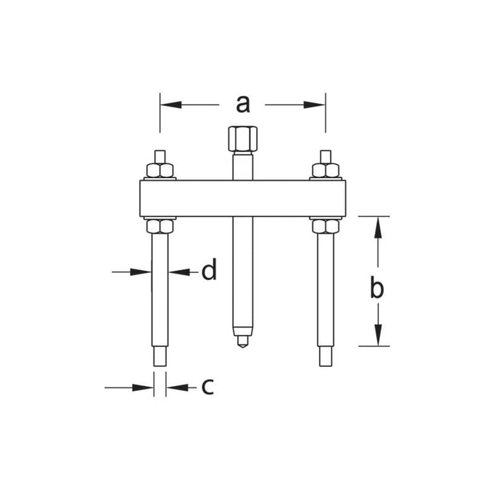 Gedore 8017630 Separator Puller 60-165 mm