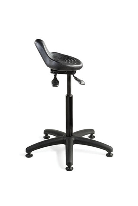 3505 Black Polyurethane Sit Stand Stool