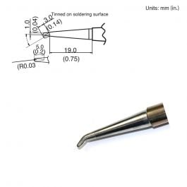 T15-1605 Bent Chisel Tip