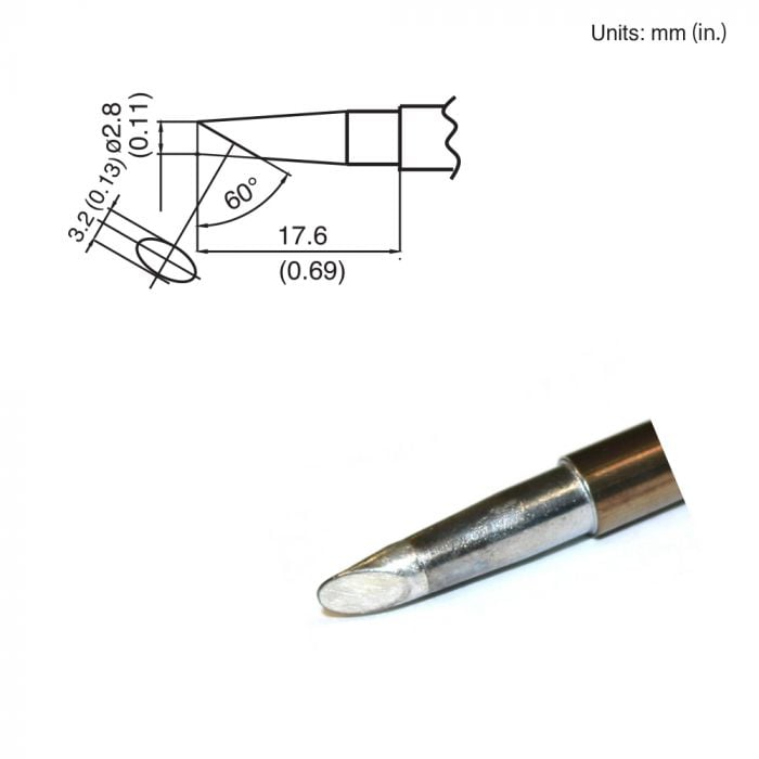 T15-BC28 Bevel Tip