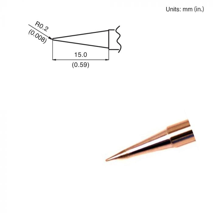 T15-BLL Conical Tip