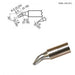 T15-JD16 Bent Chisel Tip
