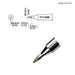 T17-D08 Chisel Tip
