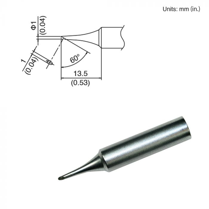 T18-CF1 Bevel Tip