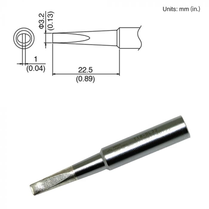 T18-DL32 Chisel Tip
