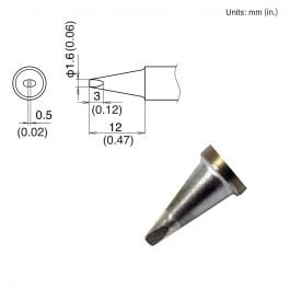 T22-D16 Chisel Tip