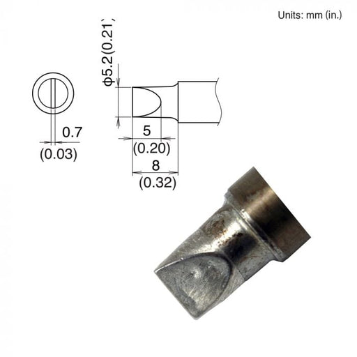 T22-D52 Chisel Tip