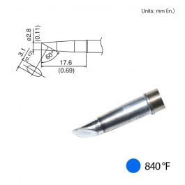 T31-01BC28 Bevel Tip, 840°F / 450°C