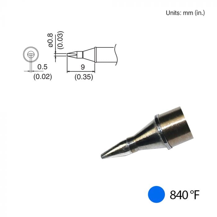 T31-01D08 Chisel Tip, 840°F / 450°C