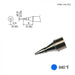 T31-01D08 Chisel Tip, 840°F / 450°C
