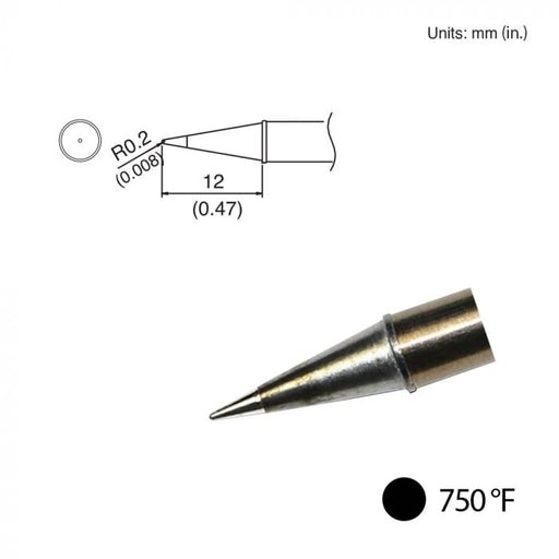 T31-02BL Conical Tip, 750°F / 400°C