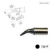 T31-02JD17 Bent Chisel Tip, 750°F / 400°C