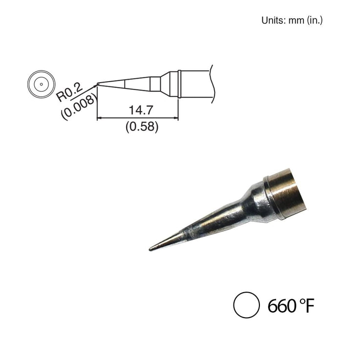 T31-03IL Conical Tip, 660°F / 350°C