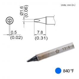 T31B-01D16 Chisel Tip, 840°F / 450°C