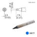 T31B-01D16 Chisel Tip, 840°F / 450°C