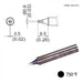 T31B-02D08 Chisel Tip, 750°F / 400°C