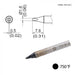 T31B-02D16 Chisel Tip, 750°F / 400°C