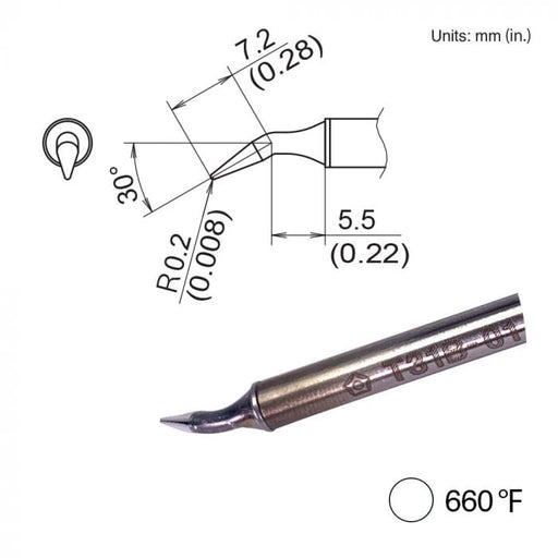 T31B-03JL02 Bent Tip, 660°F / 350°C
