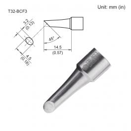 T32-BCF3 Bevel Tinned Face Only Tip