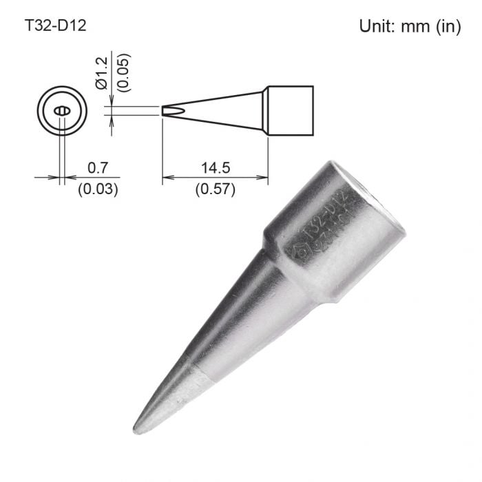 T32-D12 Chisel Tip