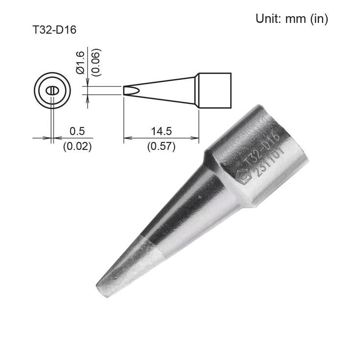 T32-D16 Chisel Tip