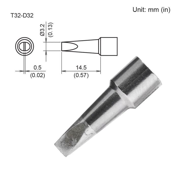 T32-D32 Chisel Tip