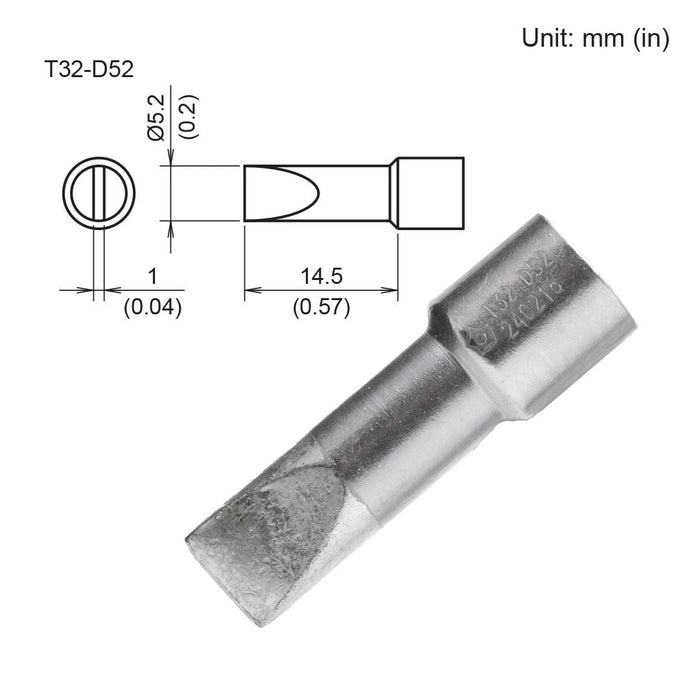 T32-D52 Chisel Tip