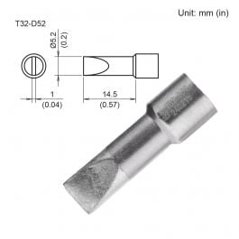 T32-D52 Chisel Tip