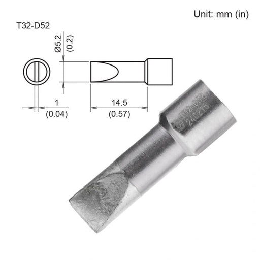 T32-D52 Chisel Tip