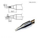 T33-1610 V-Groove Bevel Tip
