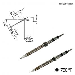 T38-02J Bent Tip, 400°C/750°F