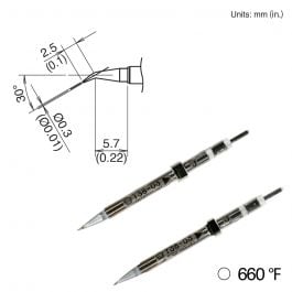 T38-03J Bent Tip, 350°/660°F