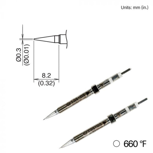 T38-03I Conical Tip, 350°C/660°F