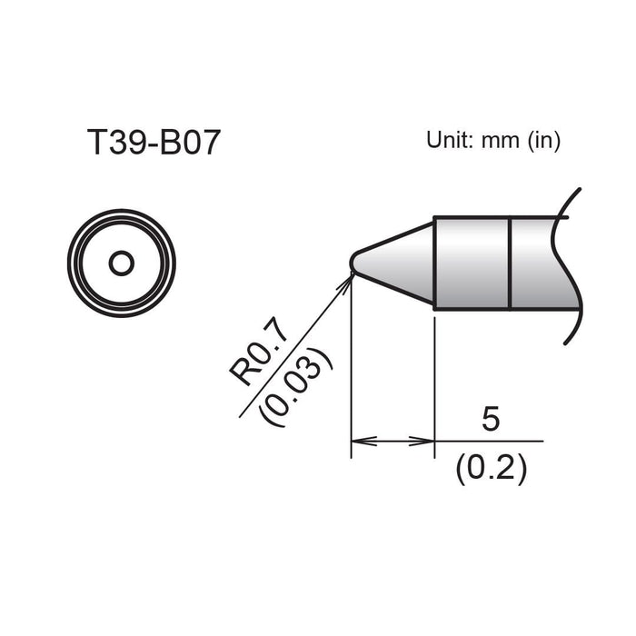 T39-B07 Conical Tip