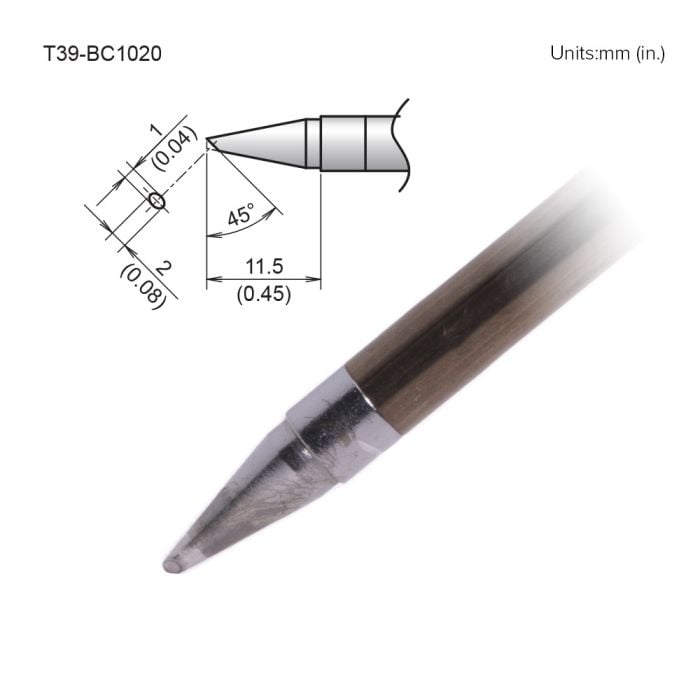 T39-BC1020 Bevel Tip