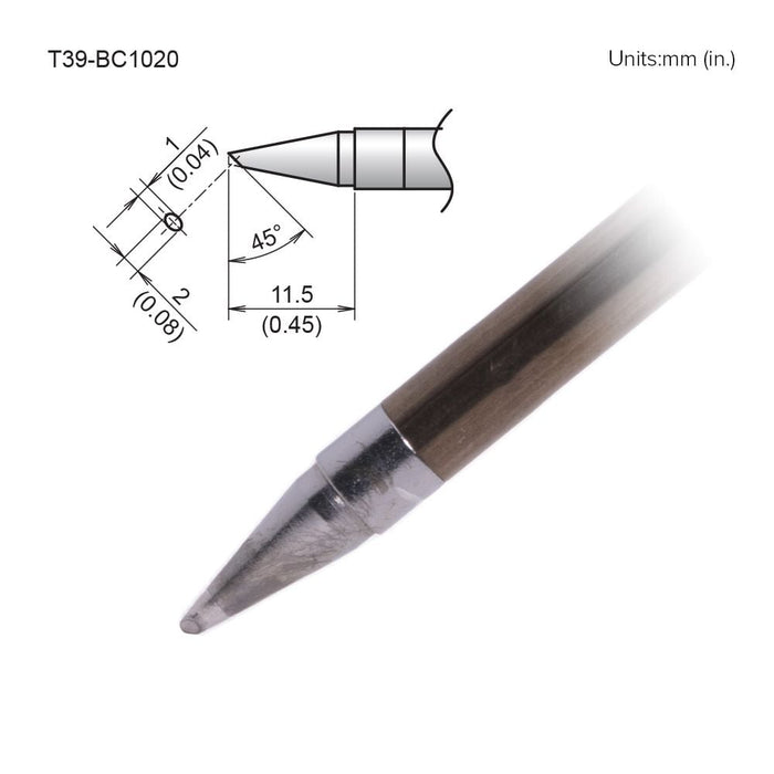 T39-BC1020 Bevel Tip