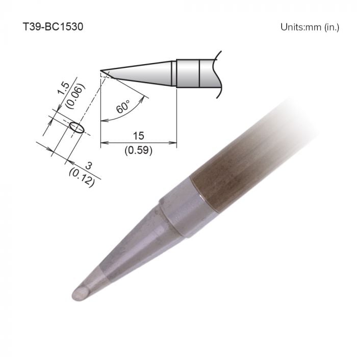 T39-BC1530 Bevel Tip