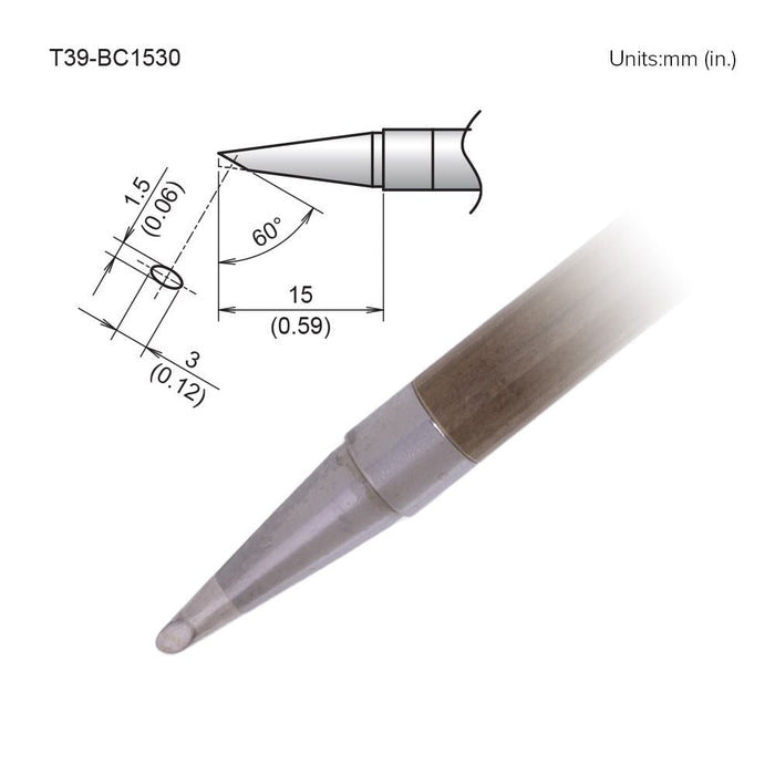 T39-BC1530 Bevel Tip