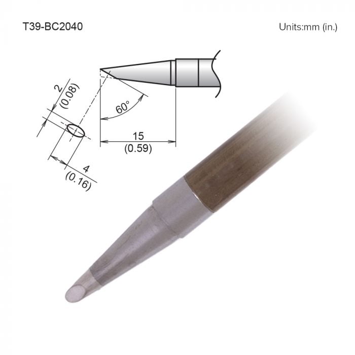 T39-BC2040 Bevel Tip