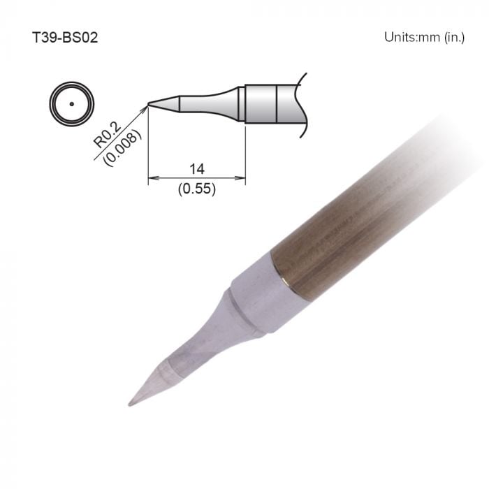 T39-BS02 Conical Slim Tip