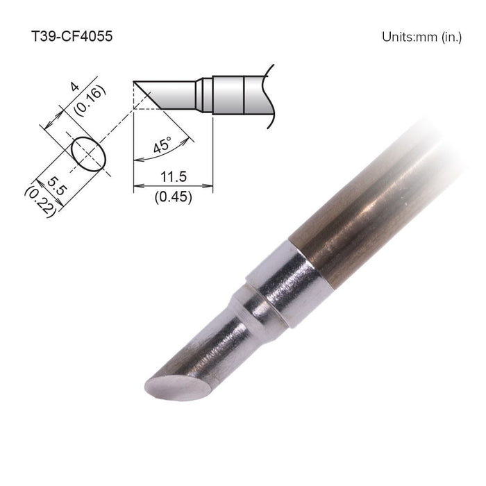 T39-CF4055 Bevel Tip