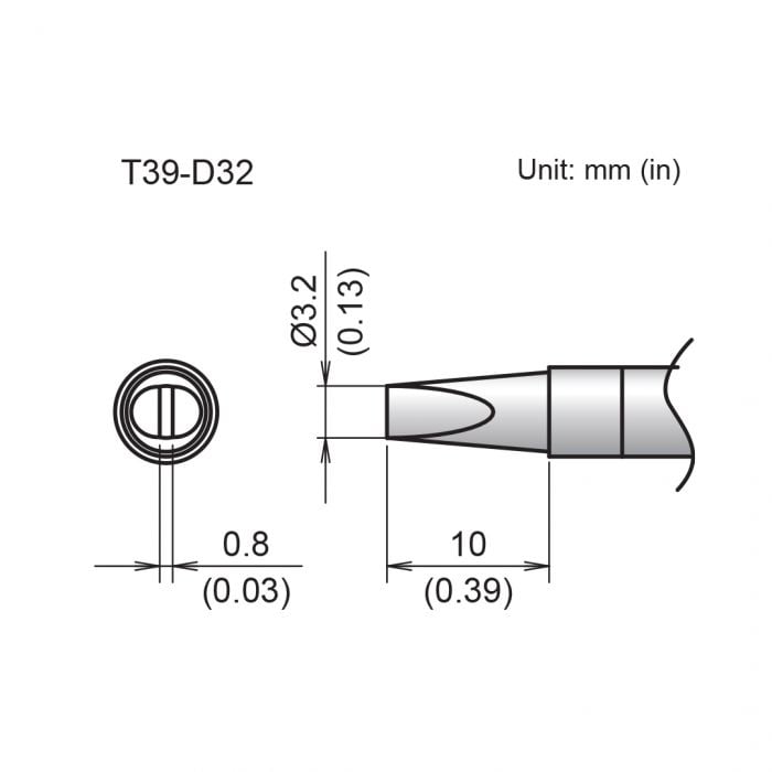 T39-D32 Chisel Tip