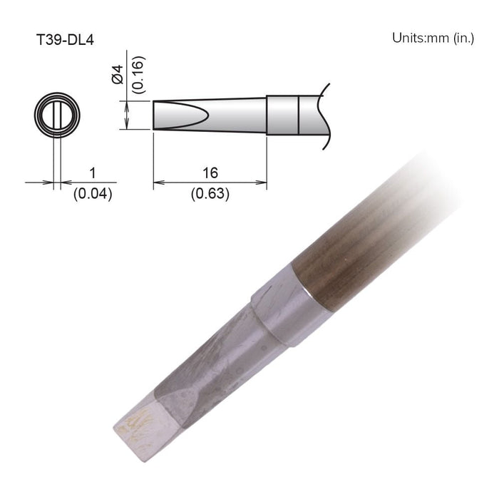 T39-DL4 Chisel Tip