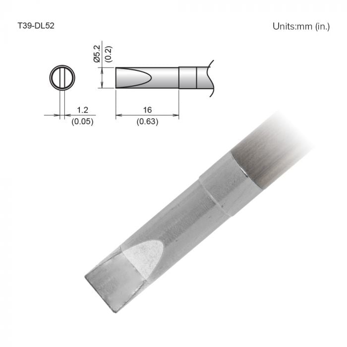 T39-DL52 Chisel Tip
