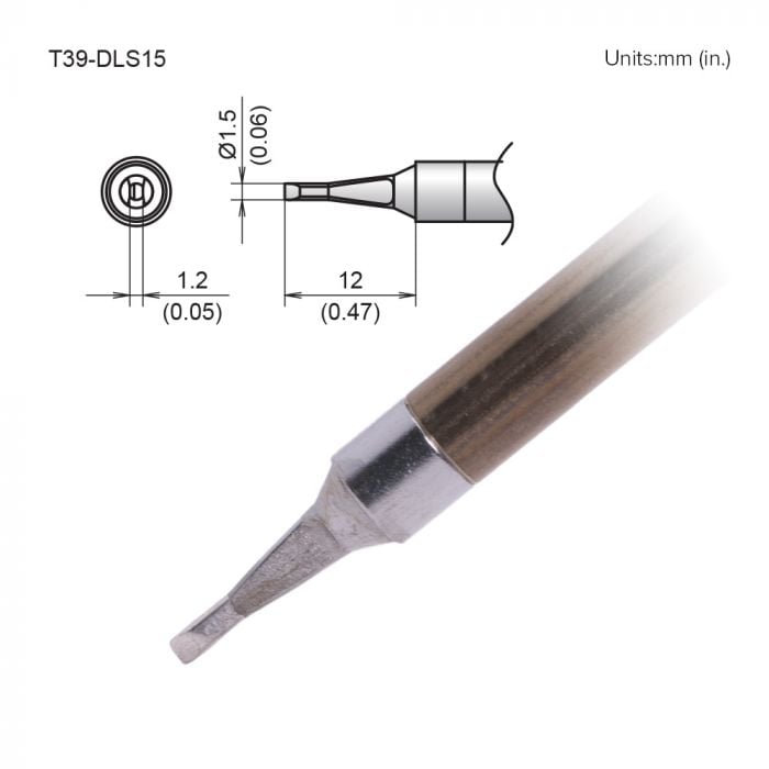 T39-DLS15 Chisel Slim Tip
