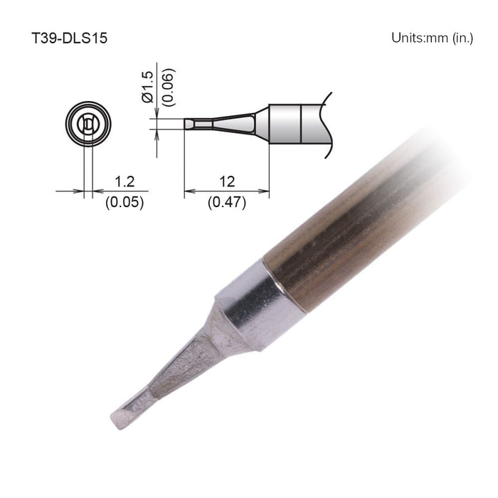 T39-DLS15 Chisel Slim Tip