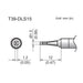 T39-DLS15 Chisel Slim Tip
