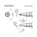 T39-DR12 Chisel V-Groove Tip