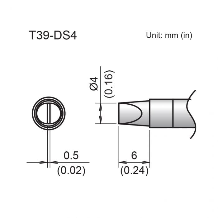 T39-DS4 Chisel Tip
