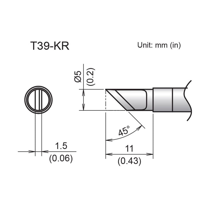 T39-KR Knife Tip